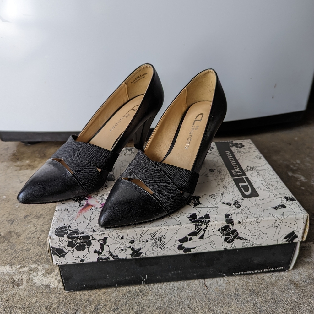 CL by Laundry, 6M, black heels
